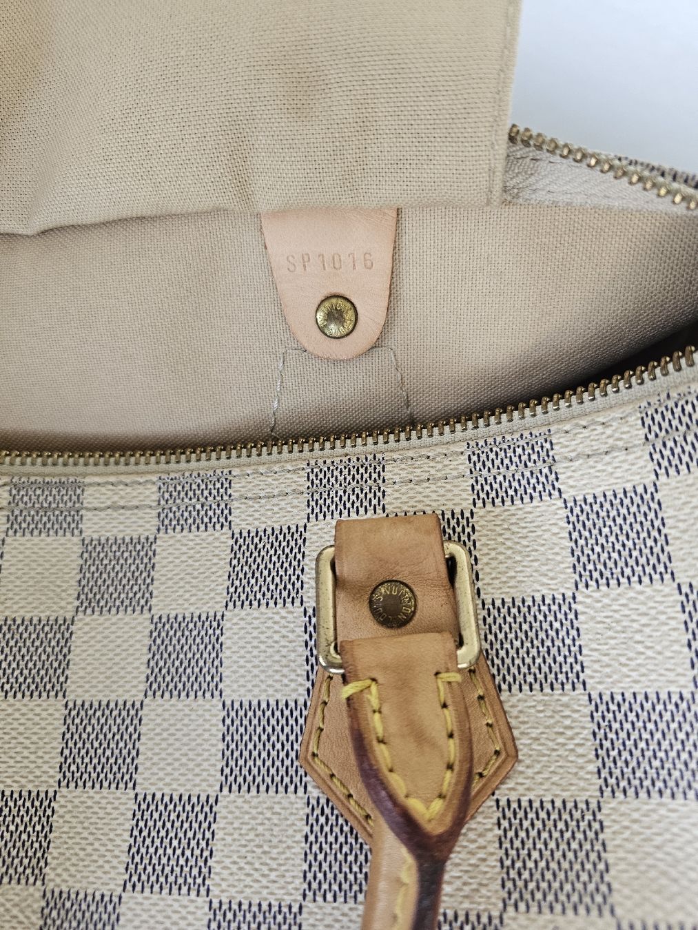 Louis Vuitton Borse da donna: Louis Vuitton Speedy Damier Azur 30 – Usato da Dottikon venduto da Chicca_73 6