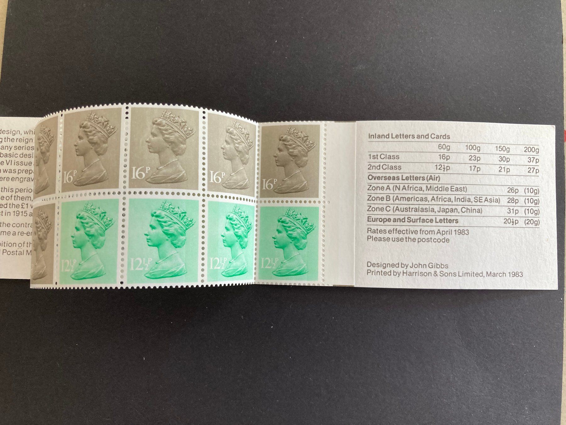 Tutti i francobolli: Markenheftchen Grossbritannien 1983 1.46£ postfrisch** – Nuovo e nell'imballaggio originale da Niederurnen venduto da Alpineyeti 1
