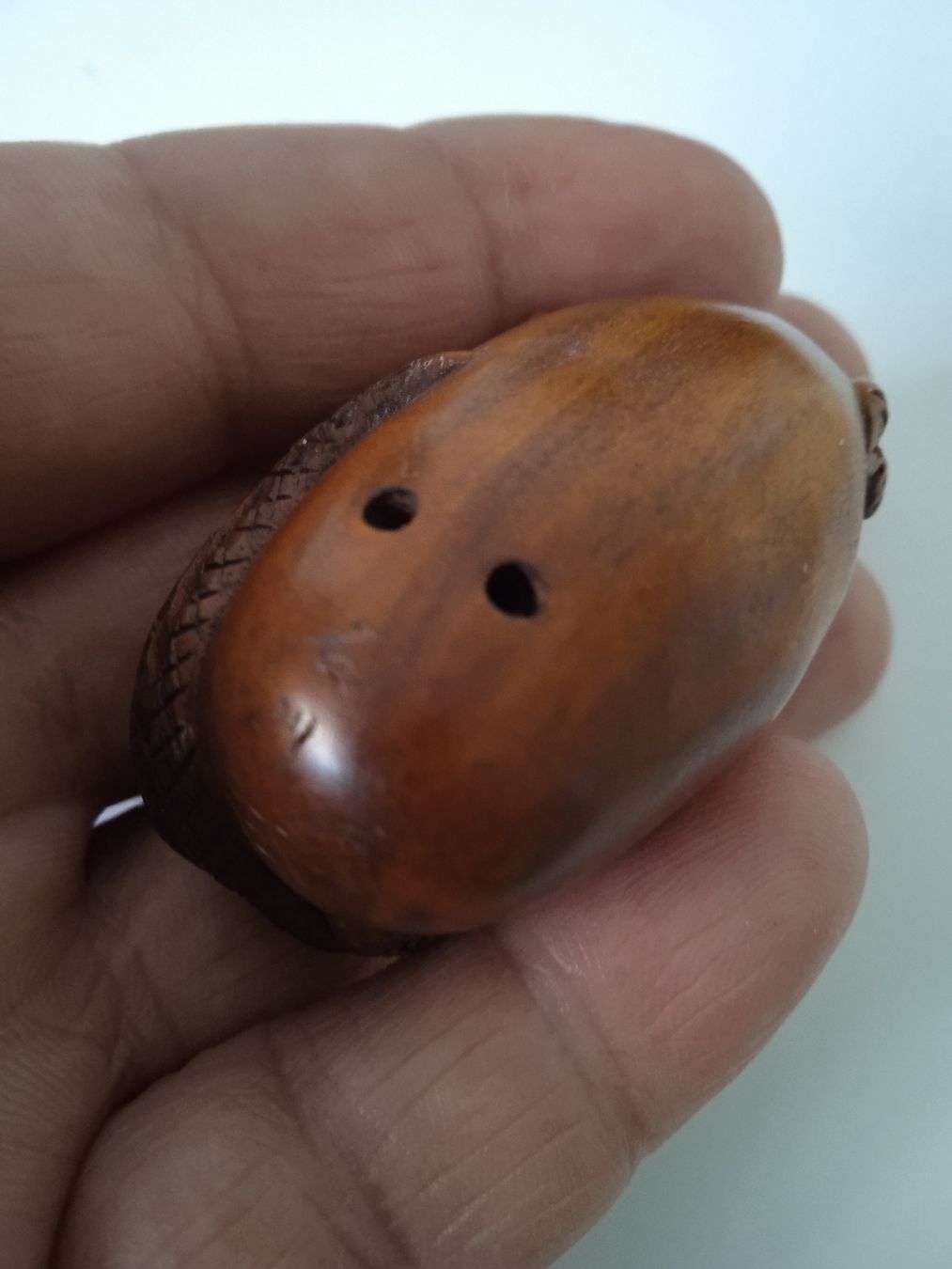 Statuette: Japon traditionnel netsuke en bois de buis – Usato da St-Aubin-Sauges venduto da asianart 6