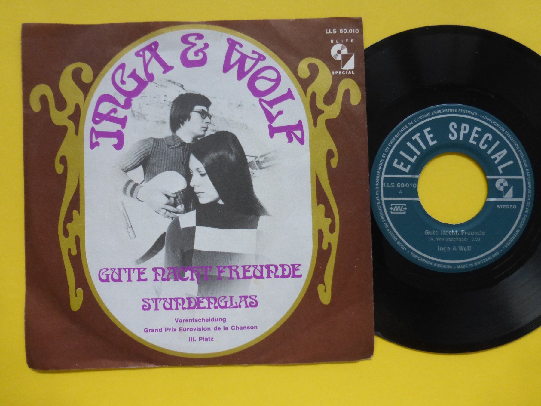 Dischi in vinile: Inga & Wolf – Gute Nacht Freunde – Usato da Zürich venduto da Swiss57