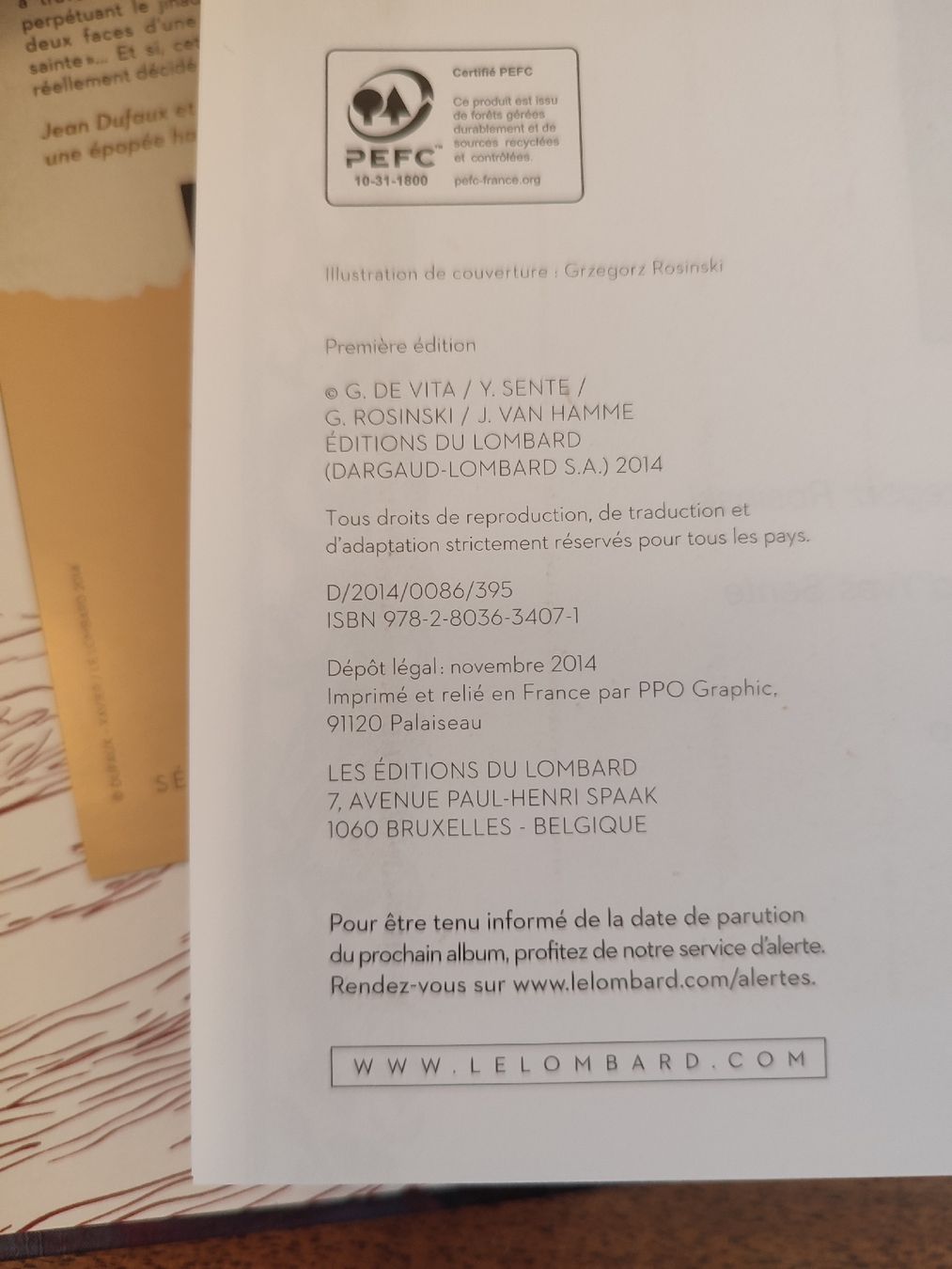 Fumetti: Kriss de Valnor T5 EO TBE – Usato da Bougy-Villars venduto da Vogue 1