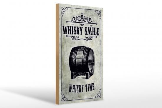 Schilder: Blechschild-WHISKY SMILE-WHISKY TIME – Neu und originalverpackt aus Rupperswil von big-one-sale 1