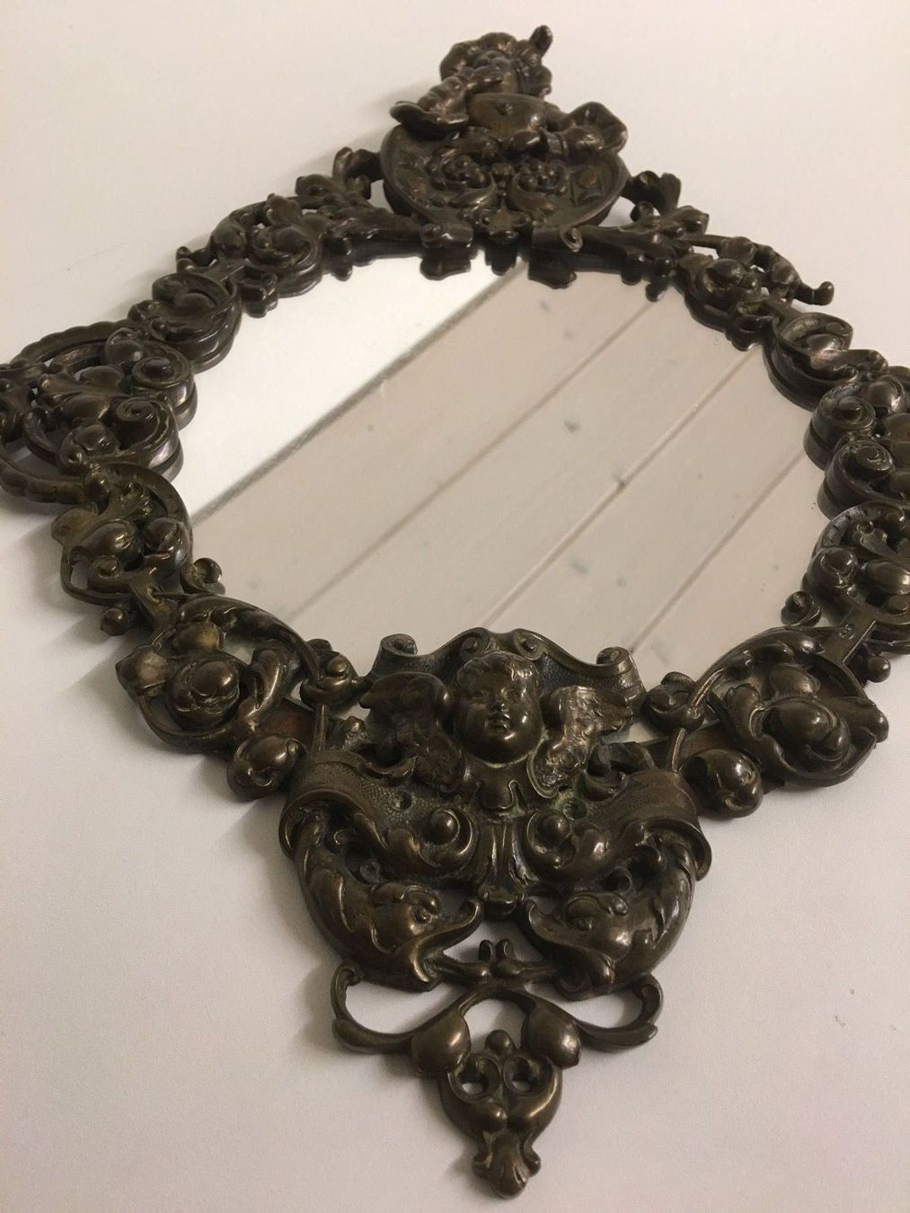 Miroirs: Spiegel Antik Bronze Einzelstück – Neuf (Voir description) à Kaiseraugst par Fingerring