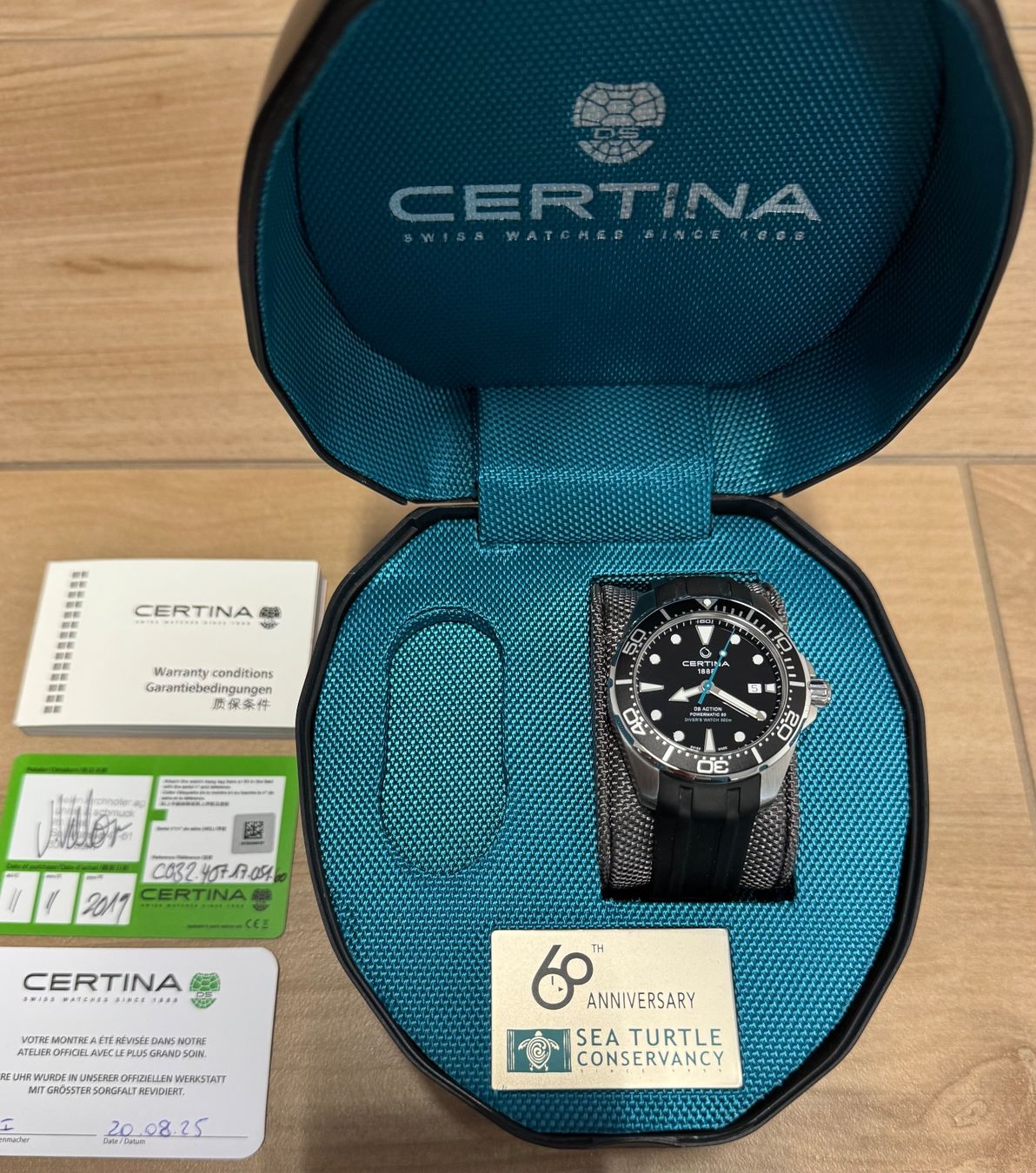 Certina Orologi: Certina DS Action Diver Sea Turtle Conservancy 60th Annivers – Usato da Rupperswil venduto da Arcore 2