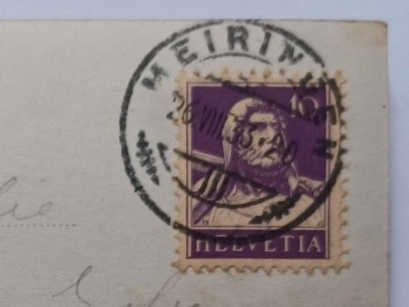 Cartoline postali: Grimselpasshöhe, Restaurant Alpenrösli, 1933 – Usato da Aarau Rohr venduto da mgvw 2