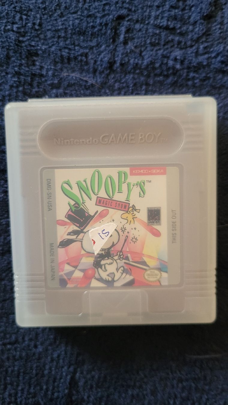 Nintendo Giochi: Snoopy's Magic Show / Game Boy Spiel inkl Schuber – Nuovo (secondo la descrizione) da Biel/Bienne venduto da Retrohr 3