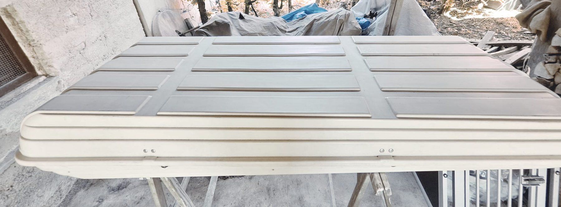 Box da tetto: IKEA Dachbox gross und breit-225 x 75 x 30 cm – Usato da Dörflingen venduto da rudis-55 4