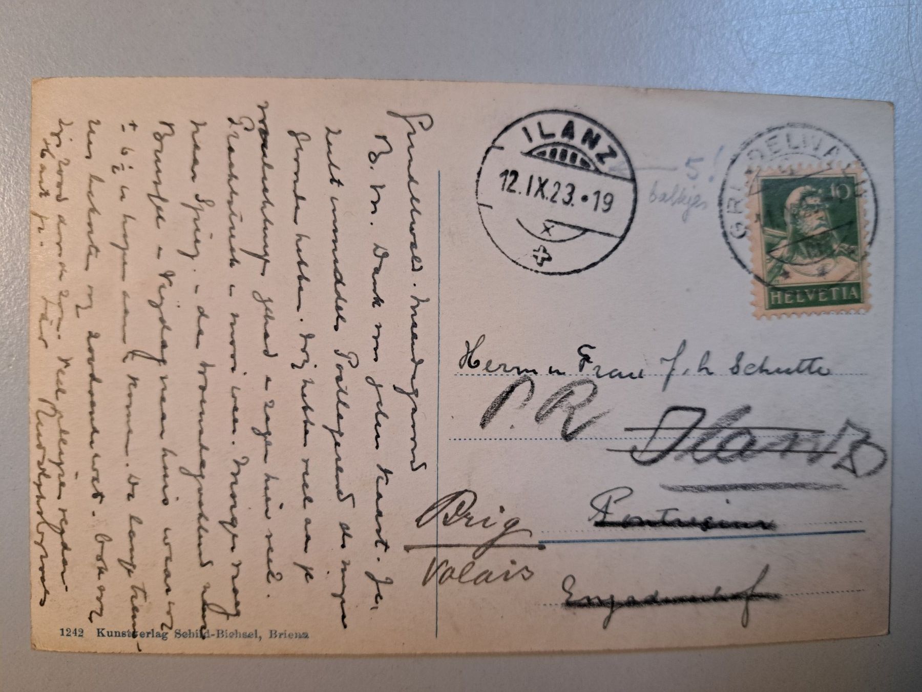 Cartoline postali: AK Iseltwald – Usato da Kirchberg BE venduto da Soldino 1