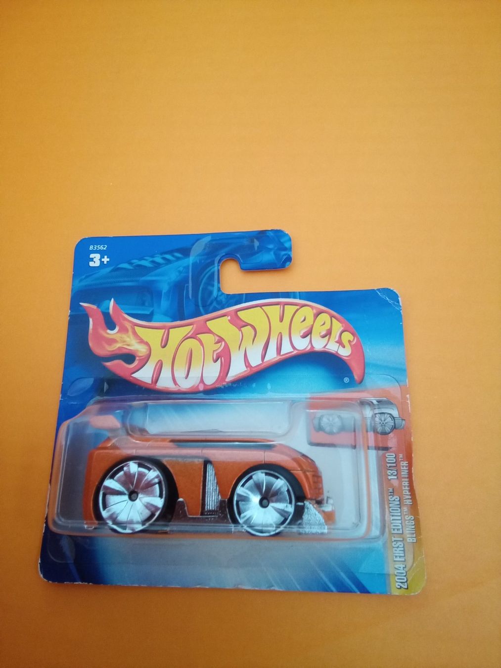 Hot Wheels Modellini d'auto: Hot Wheels 2004 First Editions Hyperliner Blings Orange Car – Nuovo e nell'imballaggio originale da Klingnau venduto da Wild71