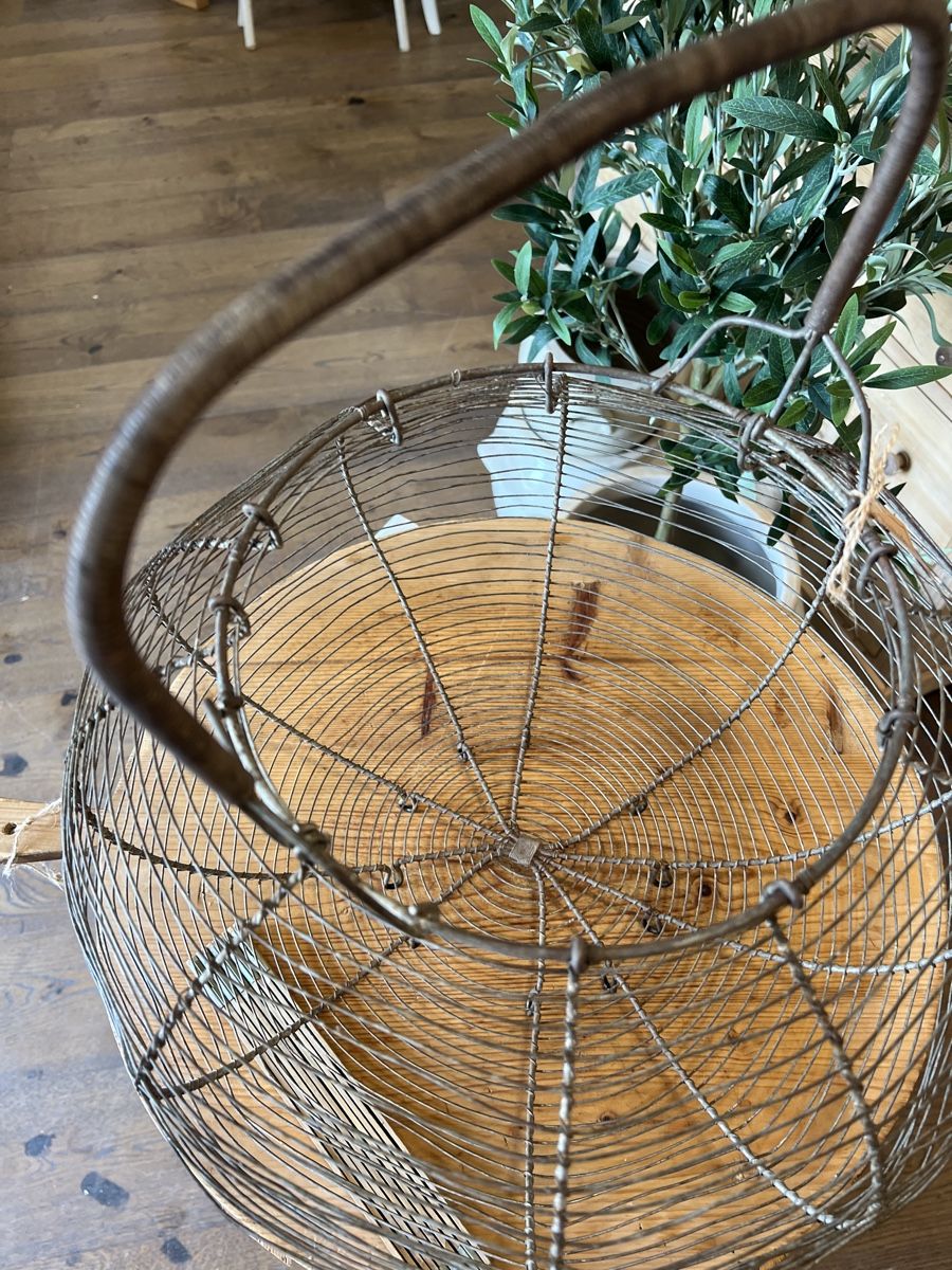 Sonstige Antiquitäten & Kunst: Früchtekorb Metallkorb Drahtkorb antik – Gebraucht aus Sirnach von dasrosahaus 1
