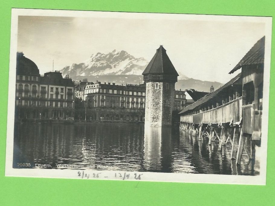 Cartoline postali: Luzern und Wasserturm – Usato da Zürich venduto da t24_de