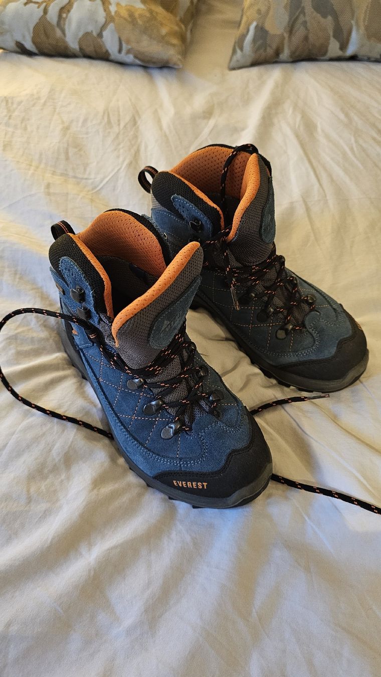 Everest Chaussures femmes: Wanderschuhe Everest blau orange, Grösse 37 – Neuf (Voir description) à Grüningen par adaja