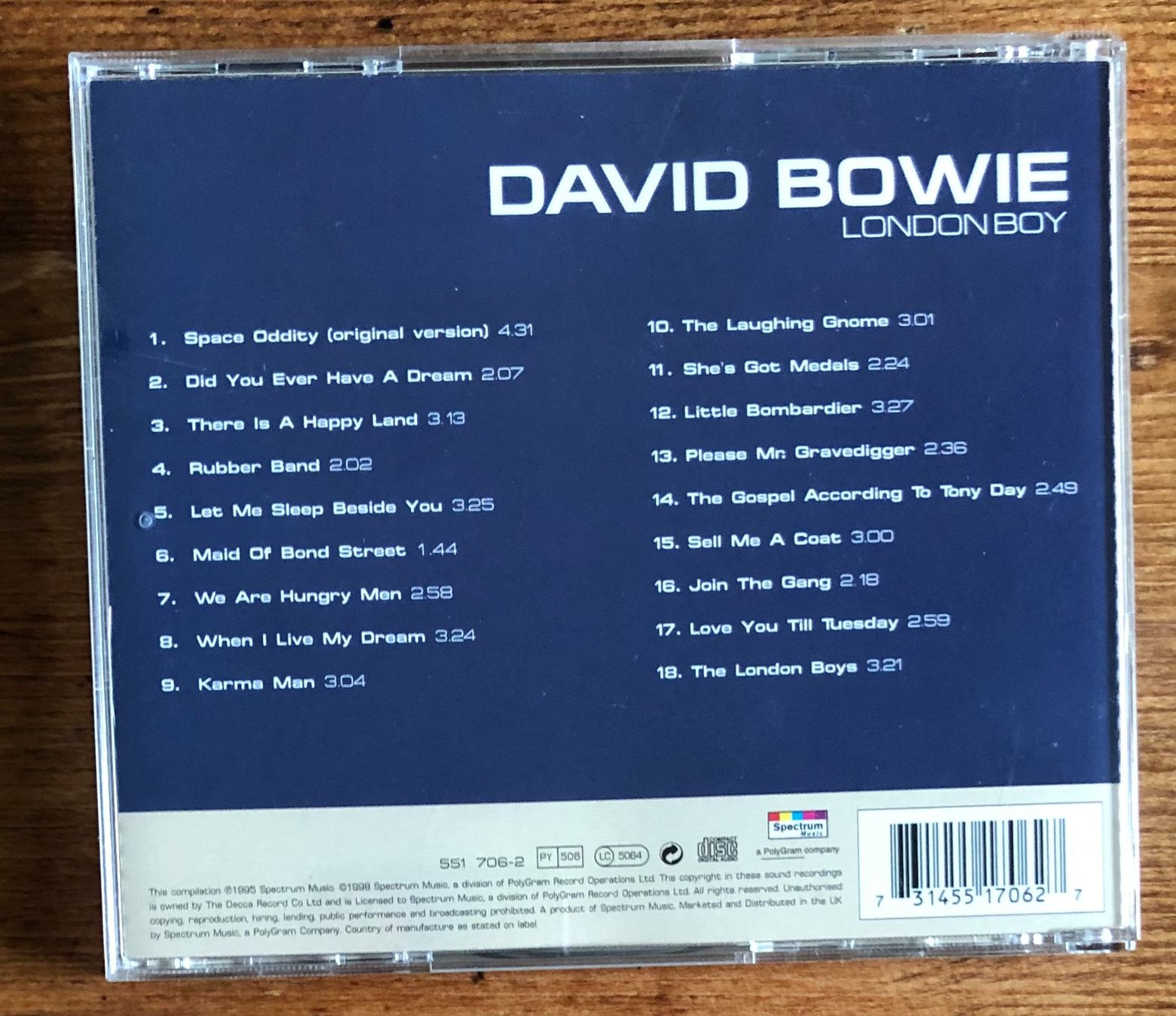 CDs: David Bowie – London Boy CD, Compilation, RI – Gebraucht aus Luzern von Schlafenicht00 1