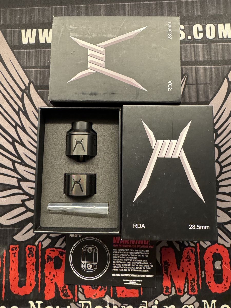 Altri Prodotti per fumatori: Purge X RDA 28.5mm – Usato da Hindelbank venduto da Foxds81