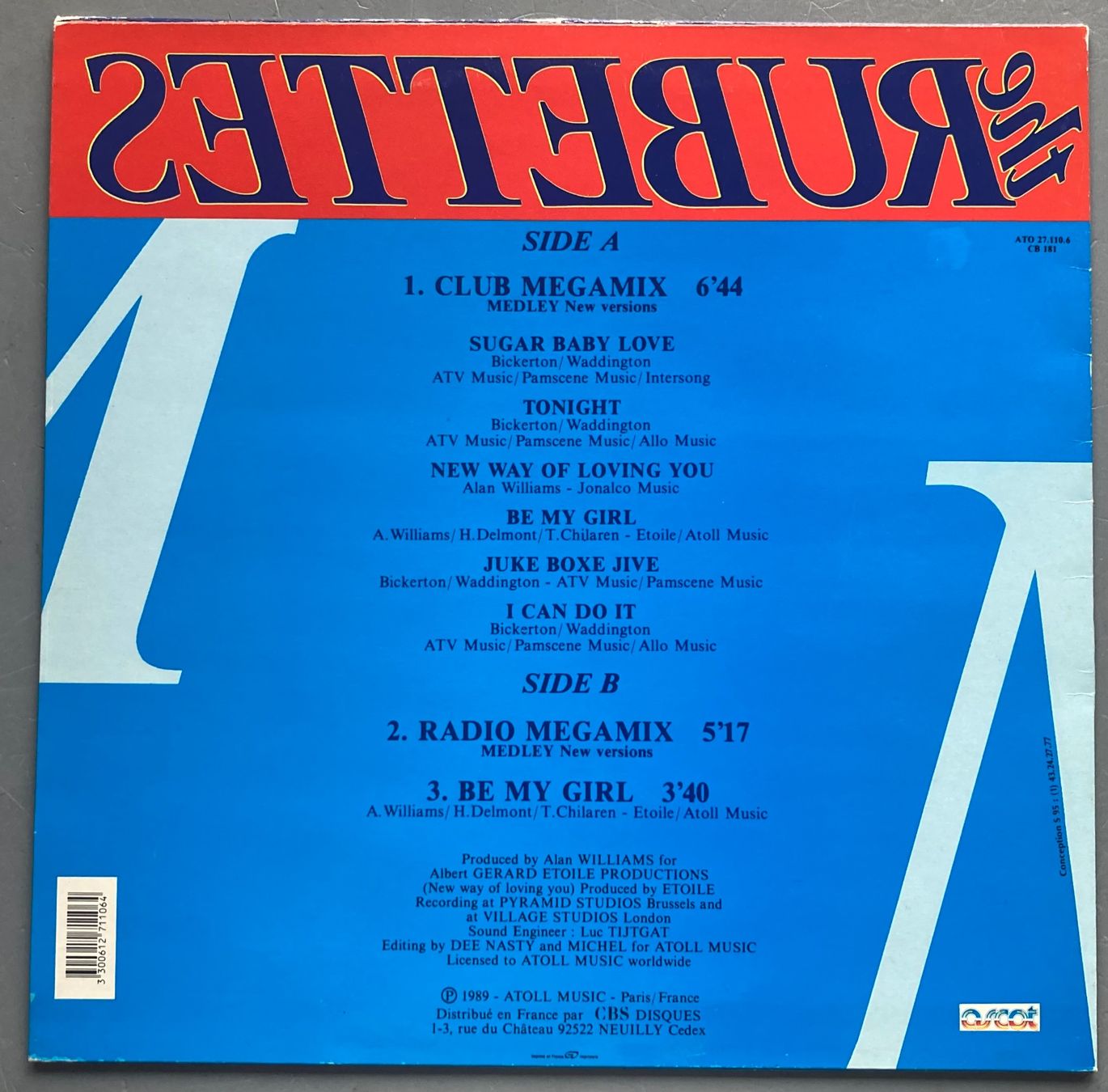 Schallplatten: THE RUBETTES - MEGAMIX – Gebraucht aus Poliez-Pittet von Newtown-Records 1