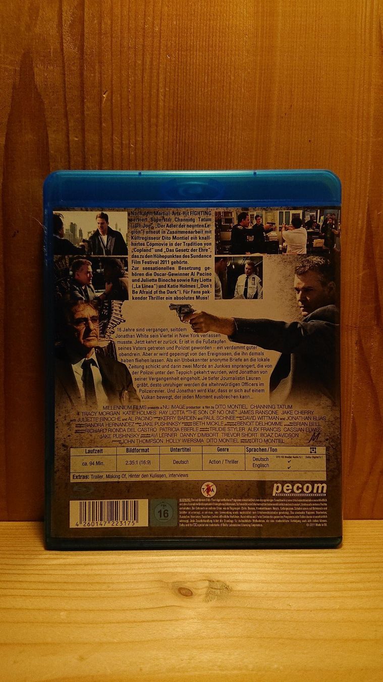 Tutti i DVDs: THE SON OF NO ONE Blu-Ray – Usato da Wilderswil venduto da Exebub 1