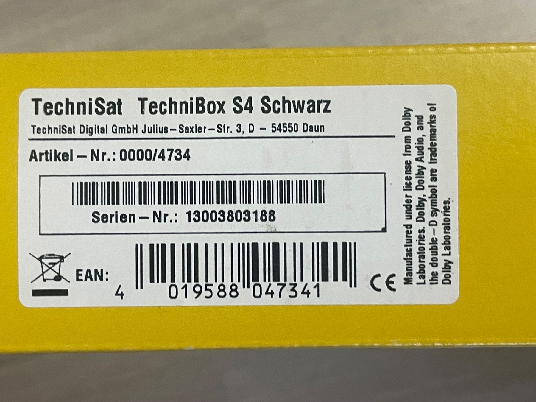 Ricevitori: Technisat TechniBox S4 Digital Sat Receiver, mit Viaccess CI – Usato da Winkel venduto da Ronh 2