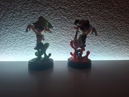 Original Nintendo Splatoon Amiibo Figuren im Set!