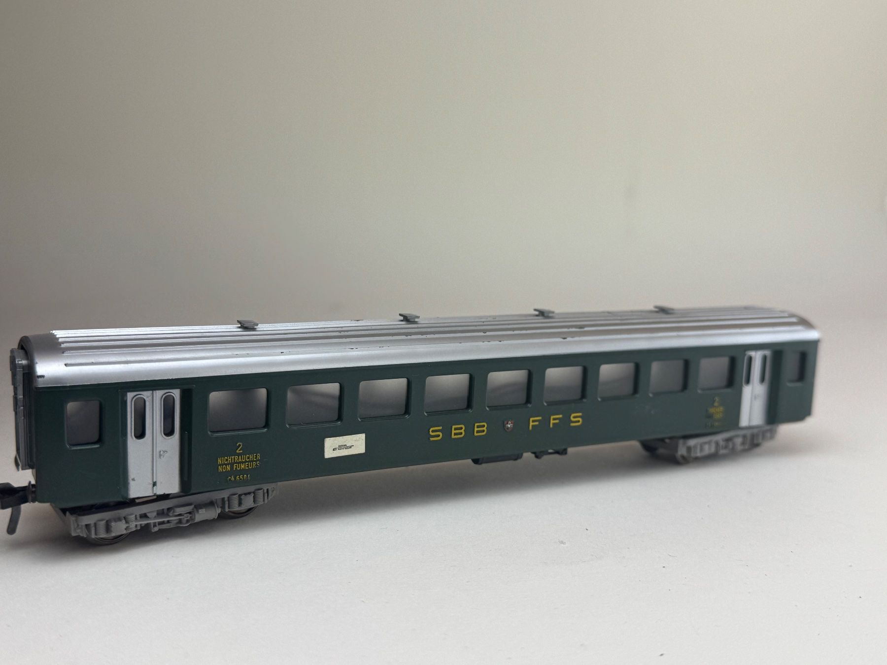Fleischmann Modellini di ferrovie: HR- Fleischmann Personenwagen SBB 2 Kl – Usato da Elm venduto da Wikmtz 1