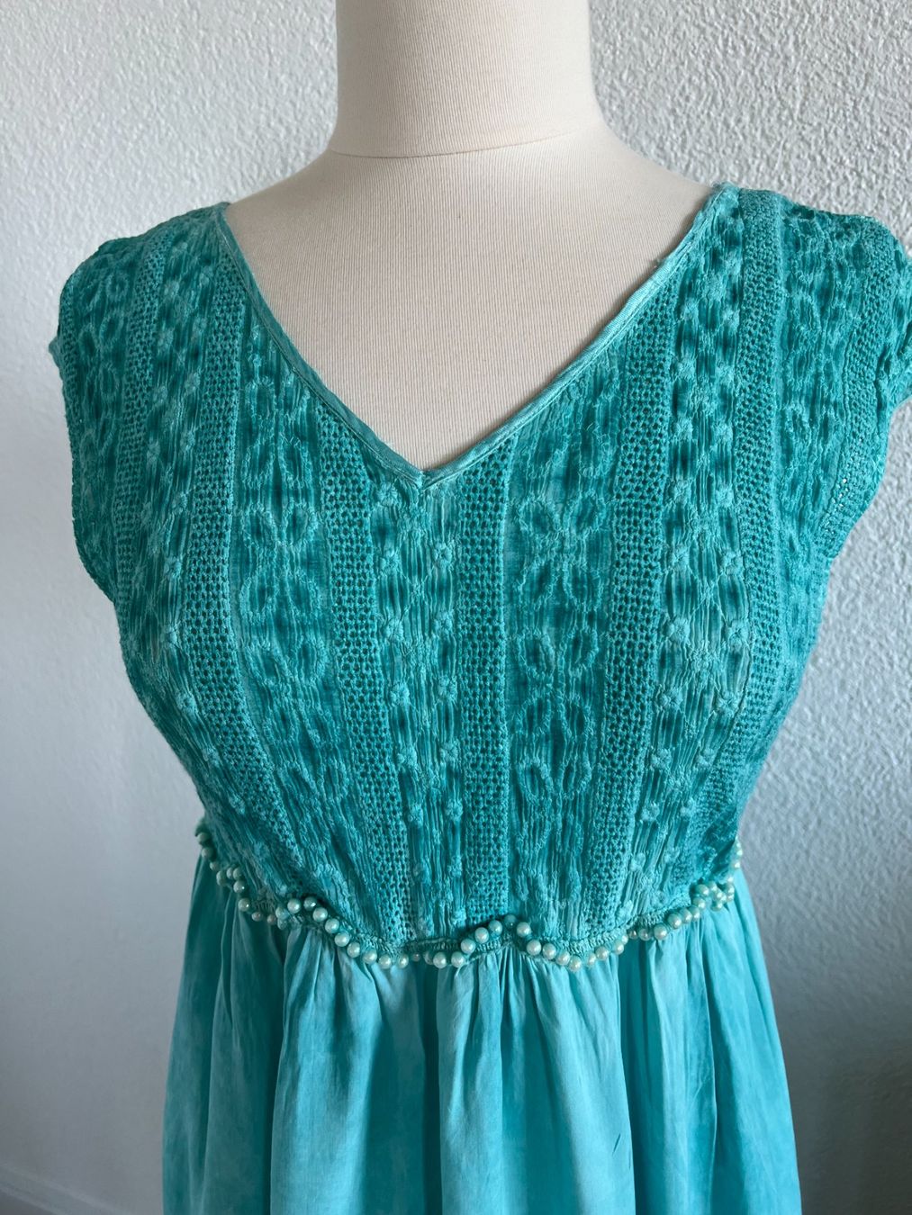 Kleider: Moda Stil Damen Kleid in ca. Gr. 38, Türkis – Gebraucht aus Worb von farben20zauber 1