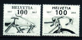 2017, Sondermarken 200 Jahre Velo ** (1)