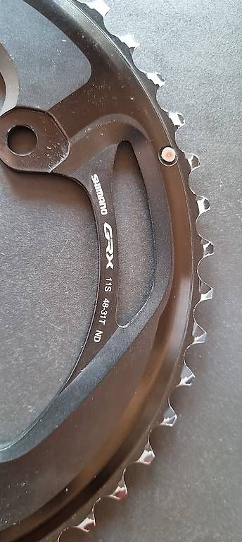 Pezzi di ricambio: Shimano GRX 31T Chainring Kettenblatt – Usato da Baar venduto da iainmathews 1