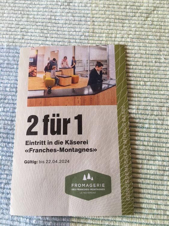 Fromagerie Gutschein 2 für 1 Eintritt in die Käserei | Kaufen auf Ricardo