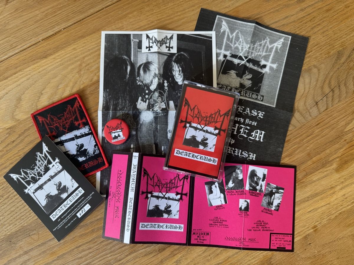Musicassette: MAYHEM Deathcrush Black Metal – Nuovo e nell'imballaggio originale da Glattfelden venduto da Ak_5bL