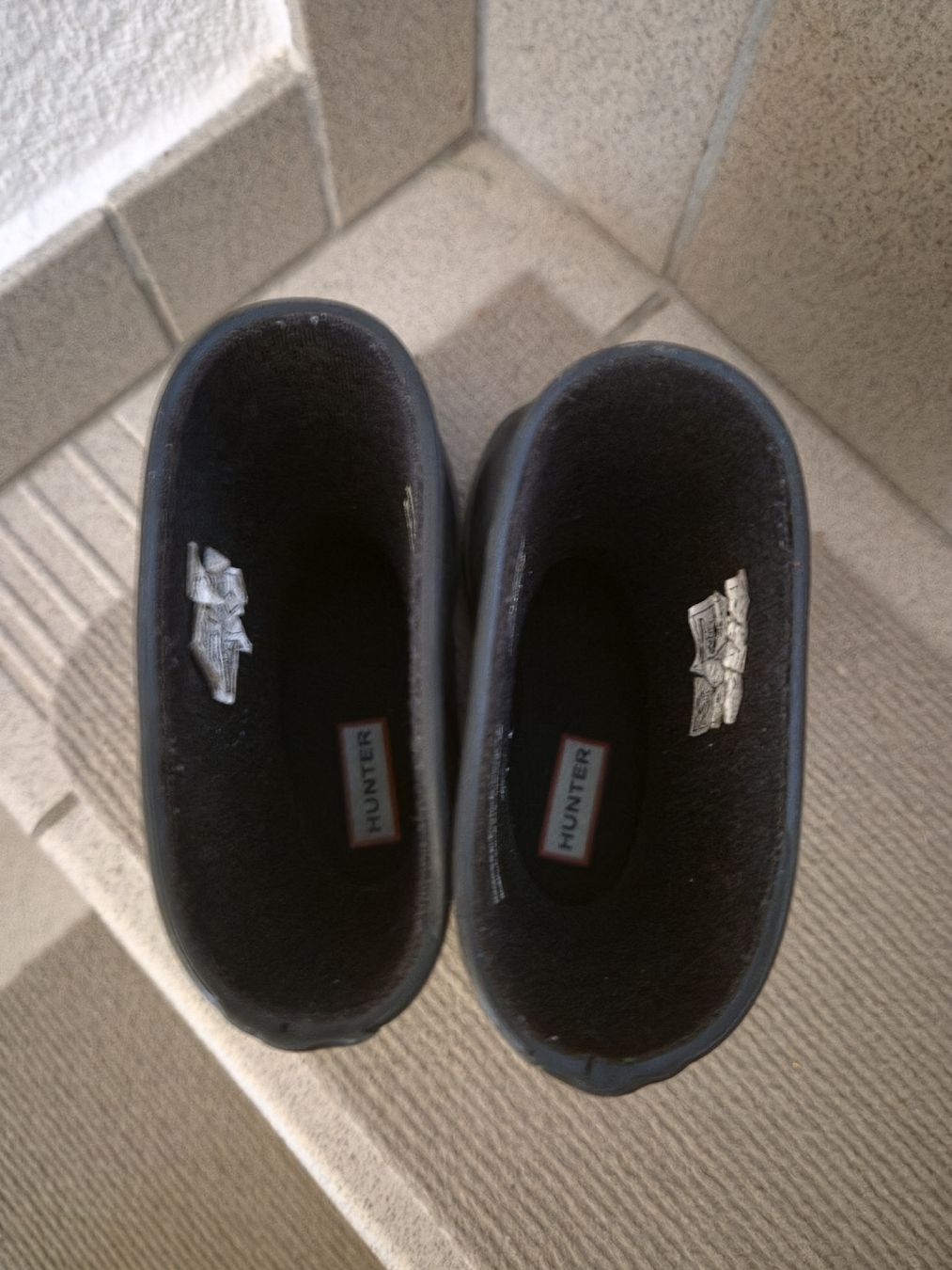 Hunter Schuhe für Jungen: Hunter Stiefel Gr. 22 schwarz – Gebraucht aus Villars-sur-Glâne von Thalimey 1