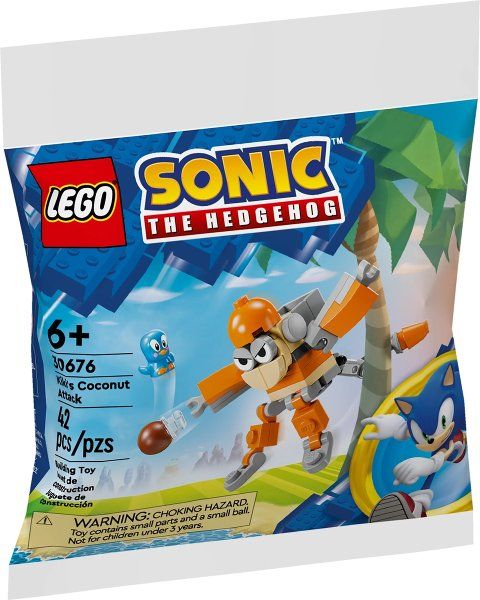Lego Kit di costruzioni: LEGO Sonic the Hedgehog 30676 Kiki's Coconut Attack polybag – Nuovo e nell'imballaggio originale da Basadingen venduto da NekoBricks