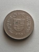 5 Fr. 1985 mit vertiefter Randschrift
