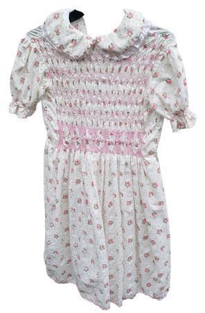 Kinderkleid Vintage Blümchen Gr. 122