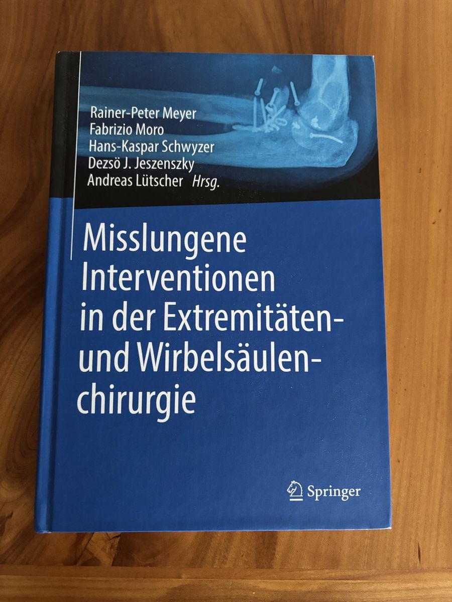 Libri: Misslungene Interventionen in der Extremitäten-und ...... – Usato da Meggen venduto da Isabelmeg