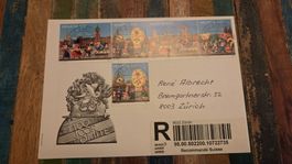 2010 FDC Vollstempel 100 Jahre Basler Fasnacht