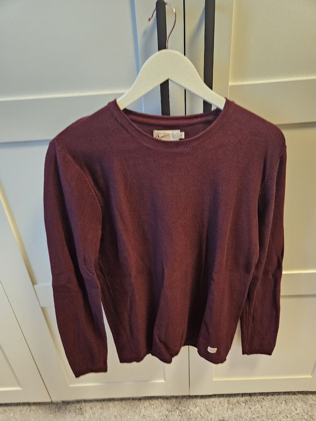 Jack & Jones Pullover & Sweatshirts: Jack & Jones Strickpullover, bordeauxrot, Grösse M – Gebraucht aus Fulenbach von lua_755r 1