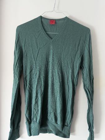 Herrenpullover Olymp Level Five grün Gr. S
