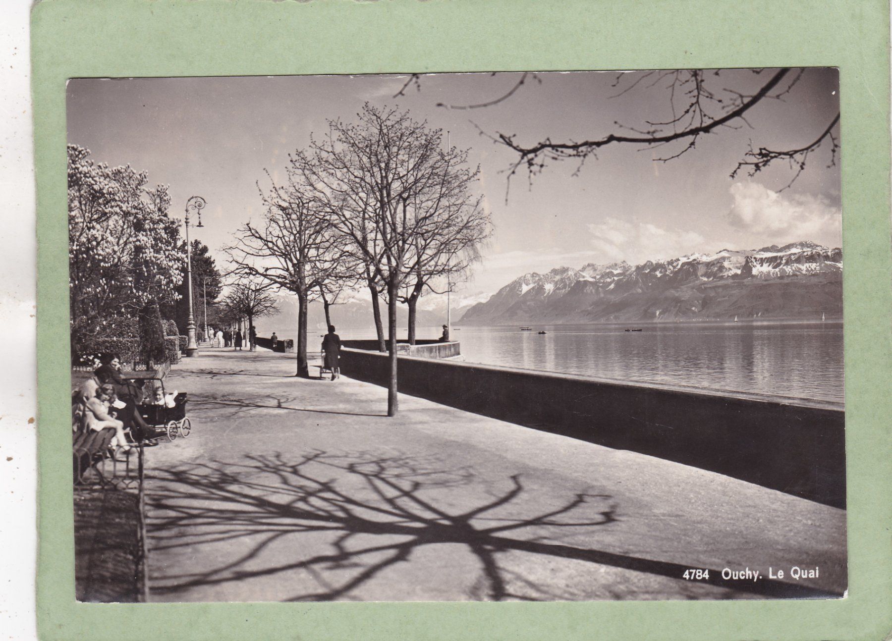 Cartoline postali: Ouchy le Quai 1938 – Usato da Herisau venduto da Lisegrat2008