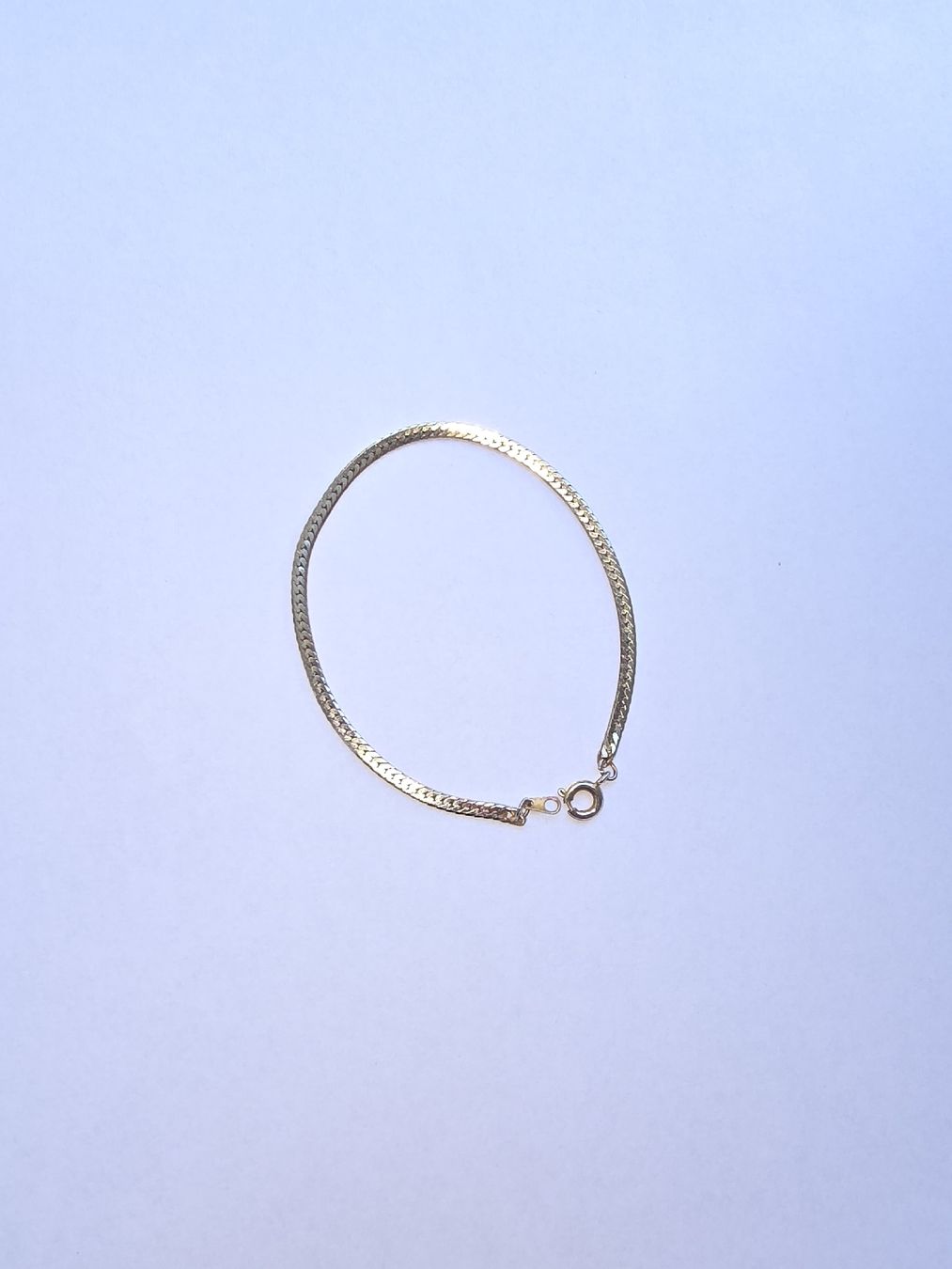 Bracciali & Braccialetti: Armband silbern Gold schimmernd 18cm – Usato da Nürensdorf venduto da DParatte