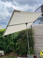 Parasol rectangulaire beige extérieur bon état