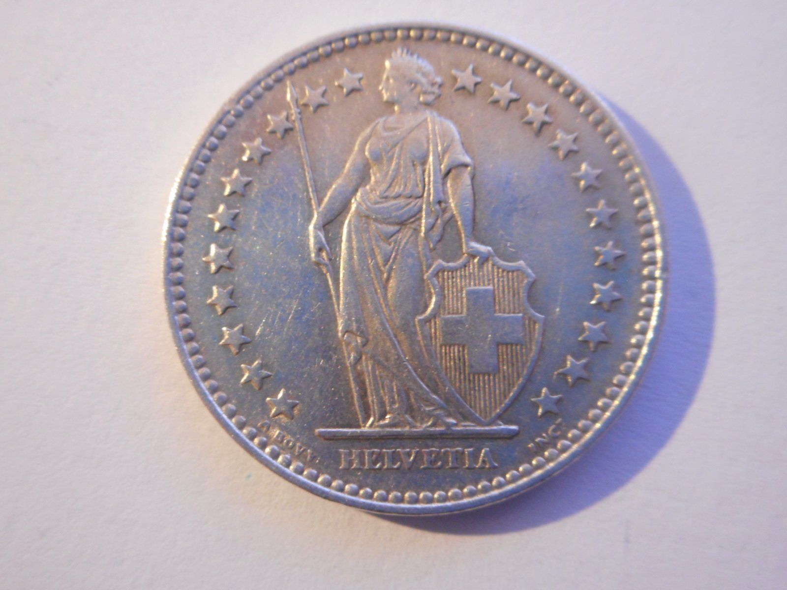 Alle Münzen: 2 Fr. 1936 silber  vorz – Gebraucht aus Kriegstetten von pizlad2010 2