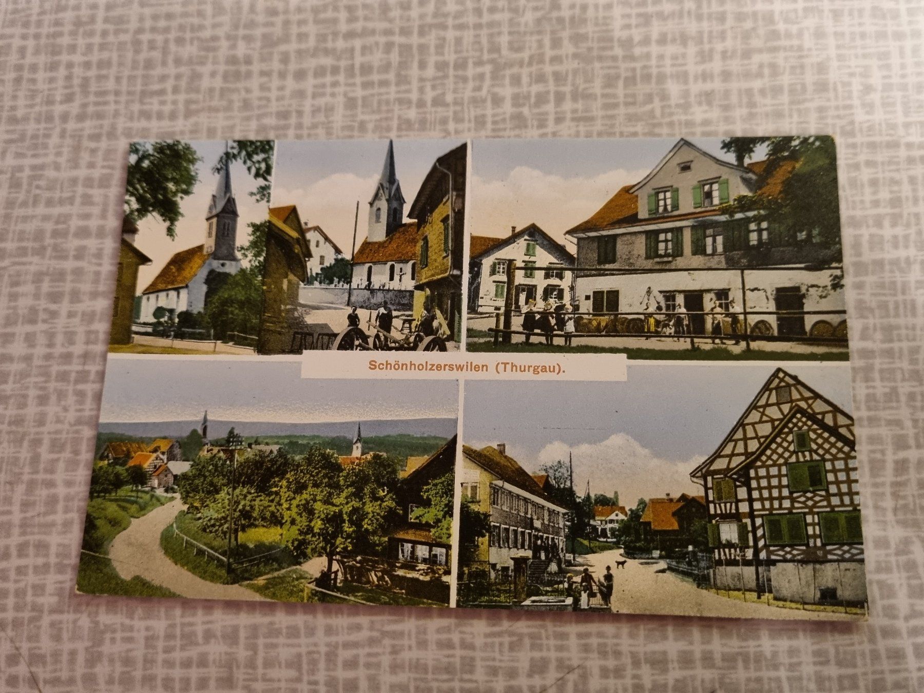 Cartoline postali: 2 Ansichtskarten, Schönholzerswilen, Thurgau, Top! – Nuovo (secondo la descrizione) da Trachslau venduto da post35