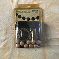 FILZKETTE SCHWARZ / BASTELPACKUNG