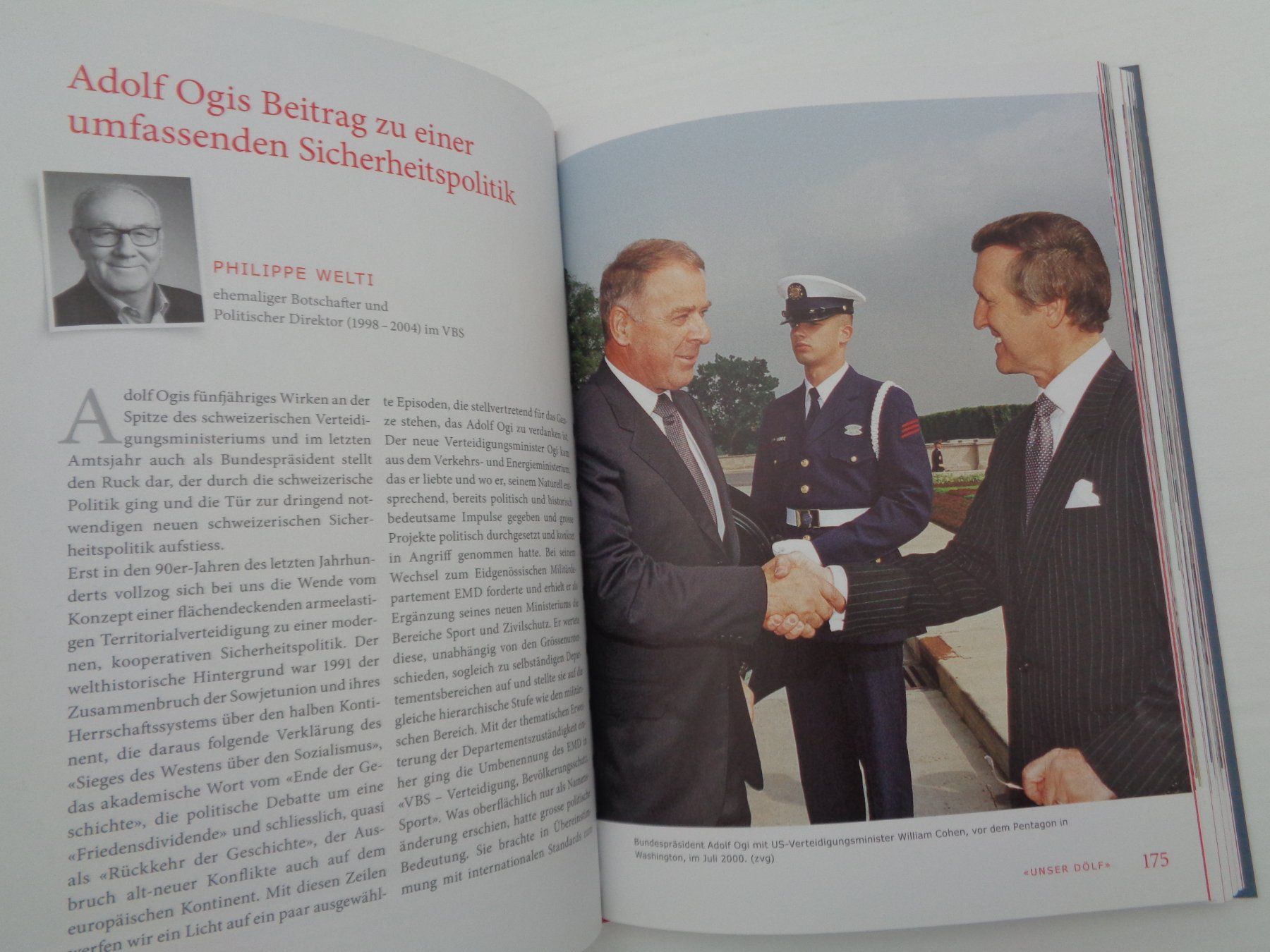 Bücher: Unser Dölf - Adolf Ogi alt Bundesrat – Gebraucht aus Chur von omonia 9