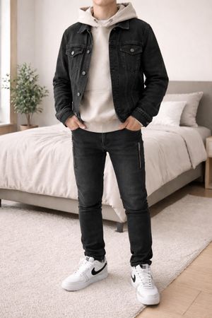 JEANS NOIRS SLIM