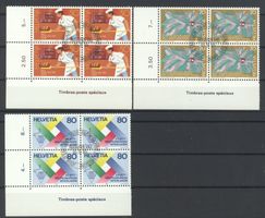 1985, Viererblöcke, ET, Sonderpostmarken II