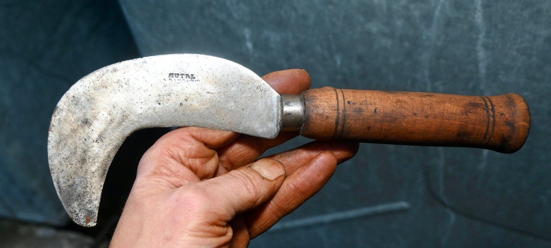 Tutti gli attrezzi: ANTIKE Handsichel Länge ca. 25cm - MUTEL À DAMPARIS – Usato da Pfaffhausen venduto da mono_rec