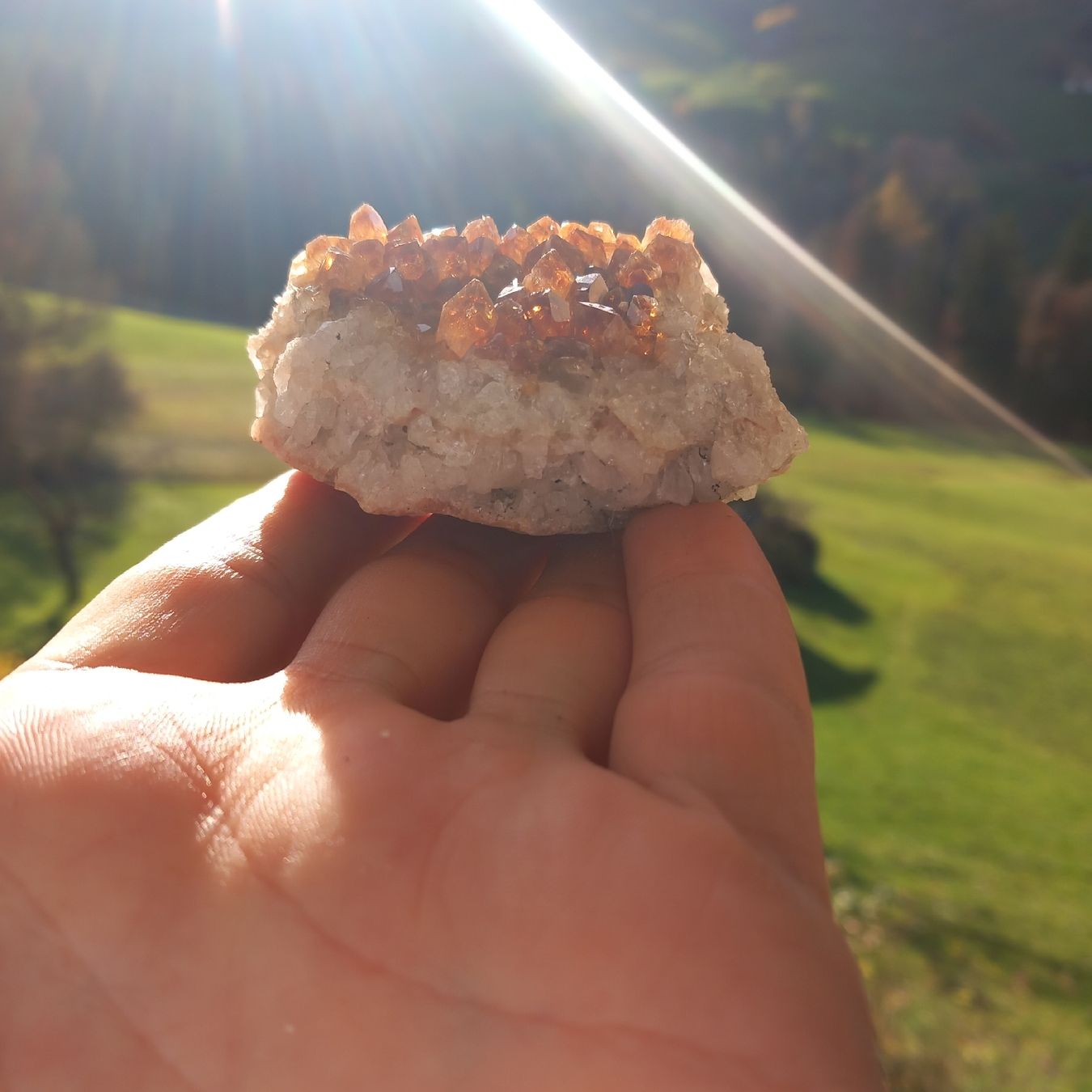 Pietre preziose: Citrin Quarz Druse Edelstein 200g – Usato da Ebnat-Kappel venduto da blazzi 2