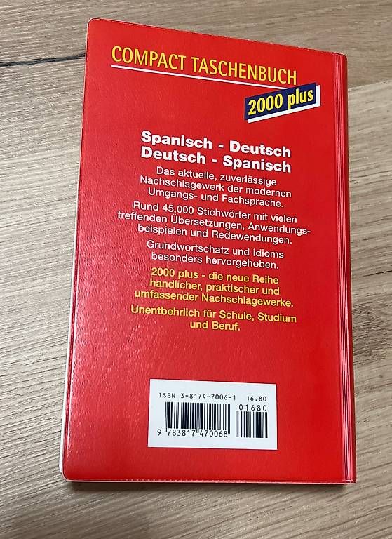 Libri: Spanisch-Deutsch Wörterbuch – Usato da Rapperswil SG venduto da zani_st 1