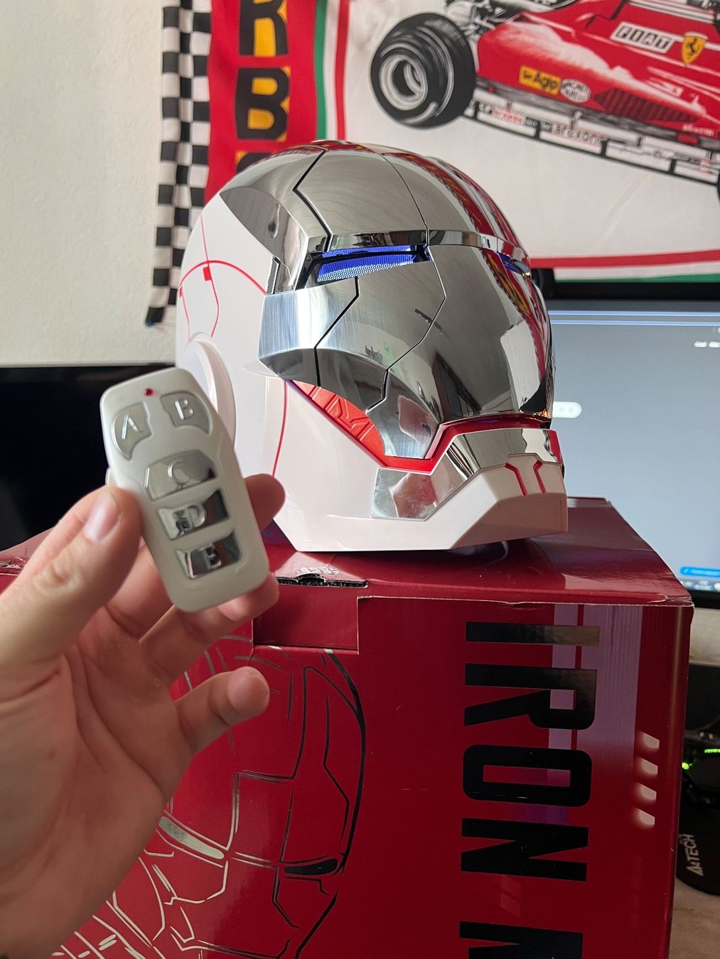 Caschi & visiere: Iron Man Mk5 Weiss Silber mit Voice Control/ Sprachgesteuert – Nuovo e nell'imballaggio originale da Lohn-Ammannsegg venduto da JarvisSystem2.0 6