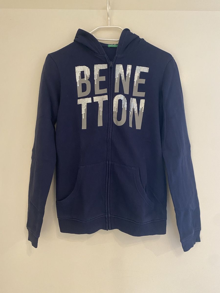 Benetton Giacche: Benetton Jacke, blau, ca. Grösse XS/S – Usato da Hünenberg See venduto da lar_9zjk